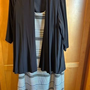 Women’s R&M Richard’s Dress with attached jacket 18W